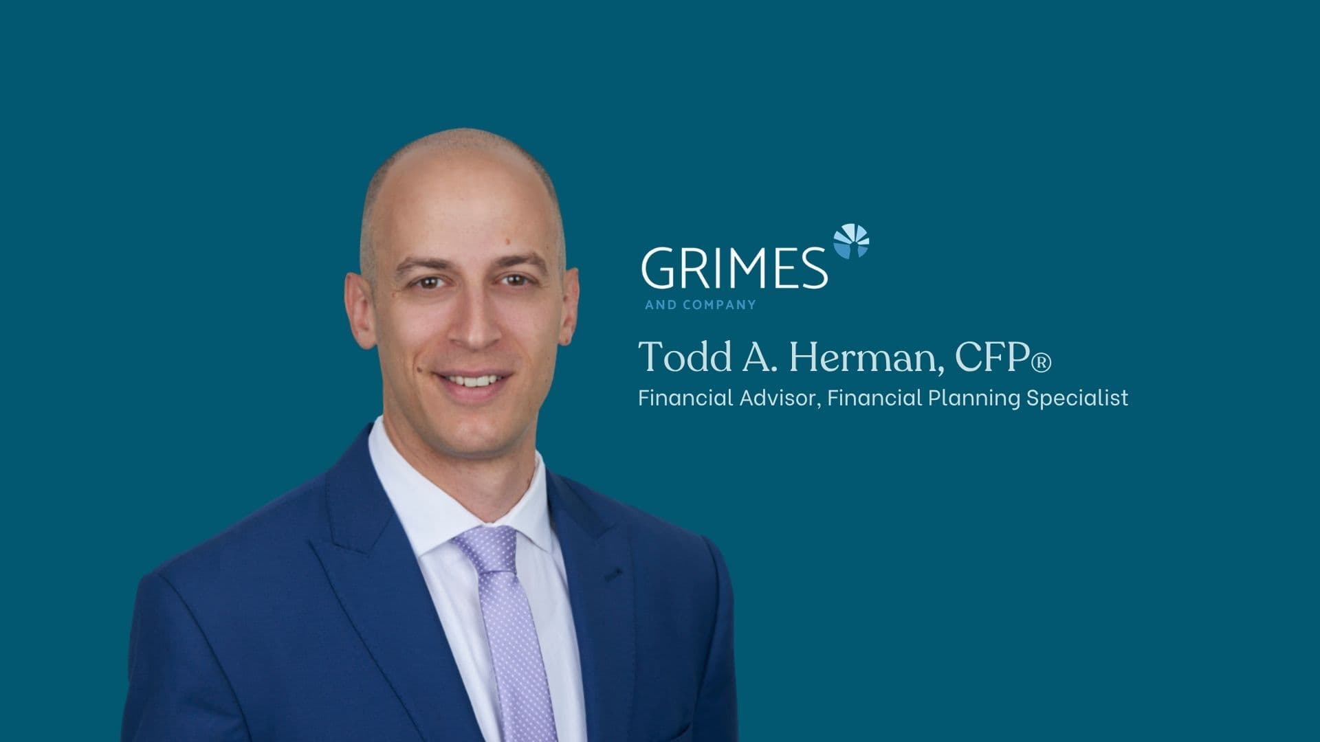 Grimes & Company case study cover featuring Todd A. Herman, CFP