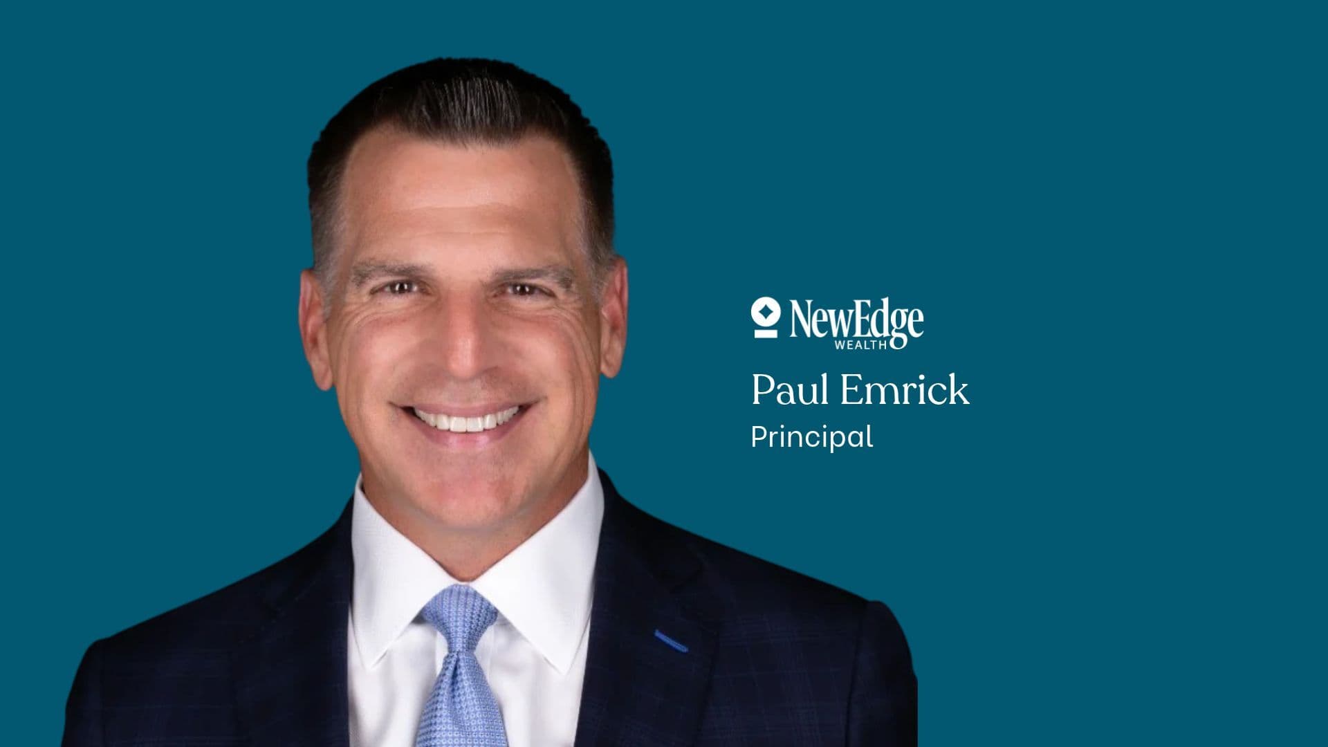 NewEdge Wealth case study cover featuring Paul Emrick, Principal