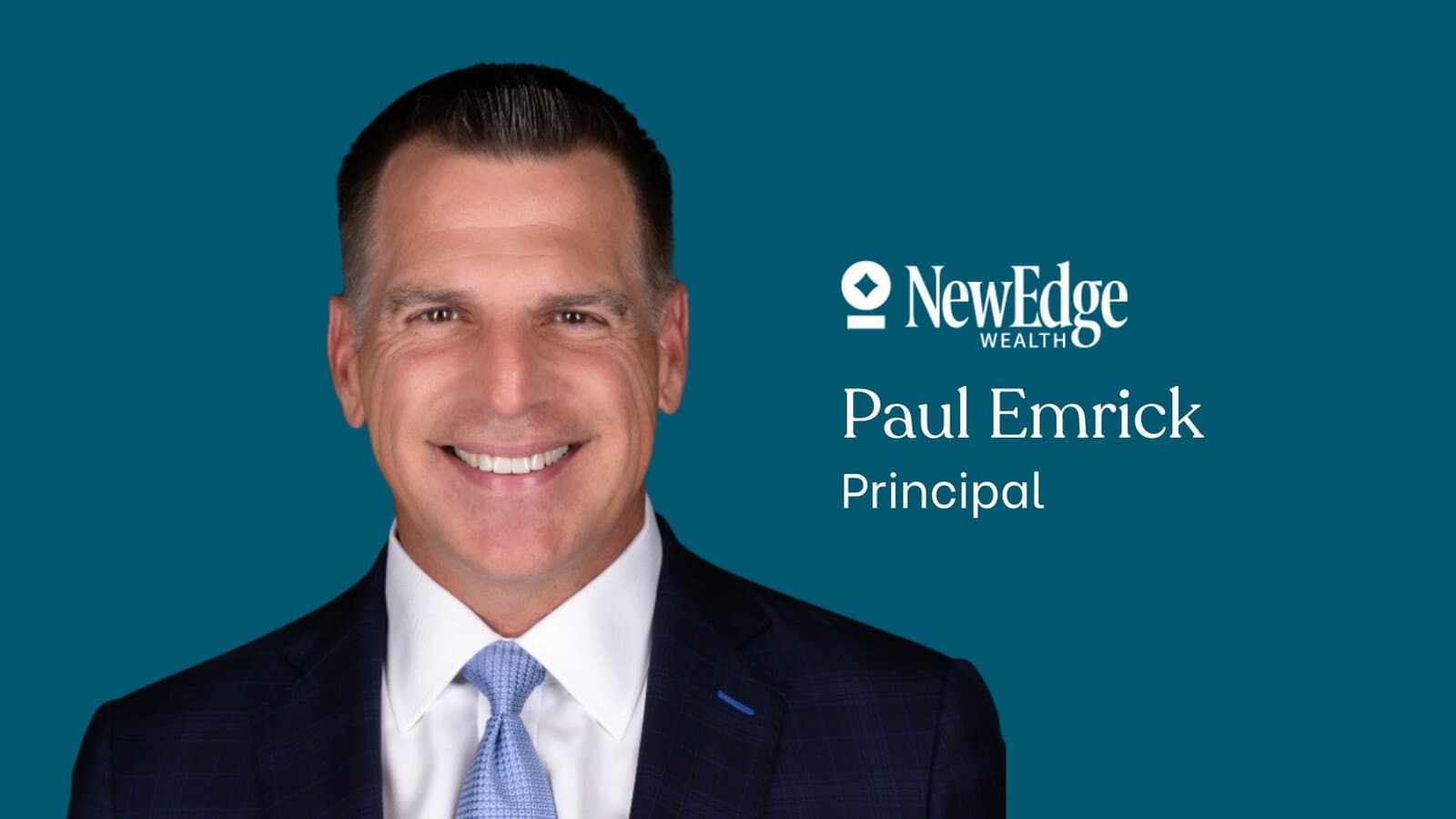 NewEdge Wealth case study cover featuring Paul Emrick, Principal